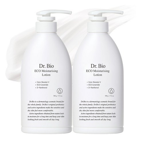 닥터바이오 에코 모이스춰라이징 로션, 500g, 2개