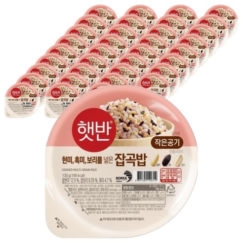 햇반 잡곡밥, 130g, 36개