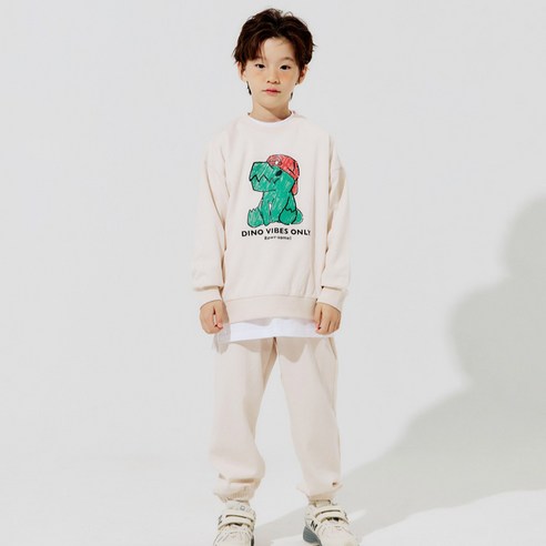 바브키즈 아동용 디노 상하복 세트