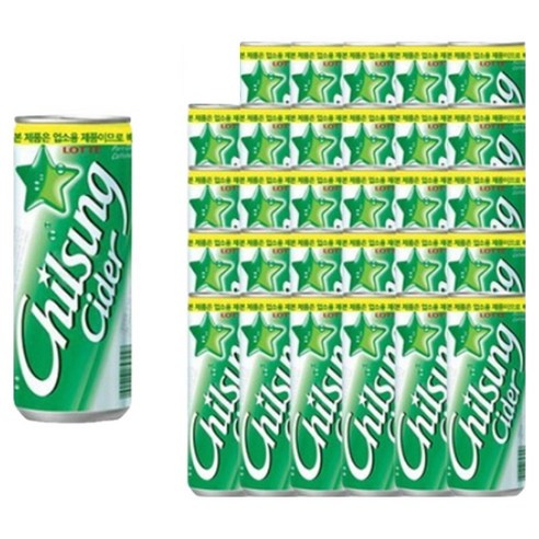 칠성사이다 업소용, 245ml, 30개