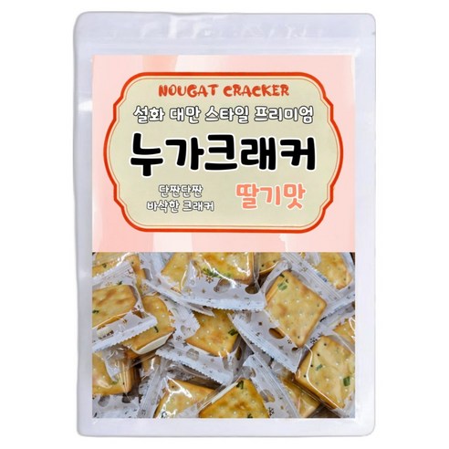 대만 스타일 프리미엄 누가크래커 딸기맛, 300g, 1개