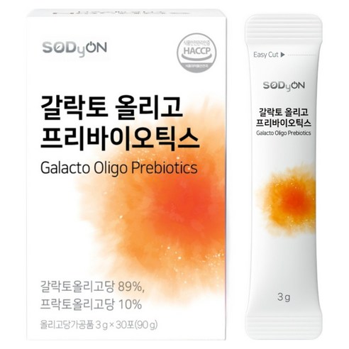 소디온 유산균먹이 갈락토 올리고 프리바이오틱스 30p, 90g, 1개