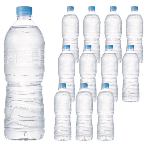 석수 무라벨, 1L, 12개