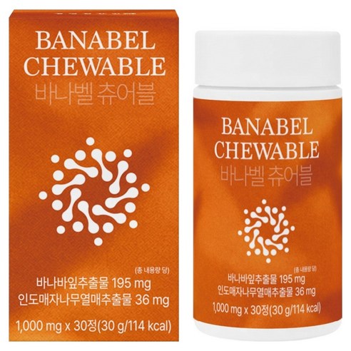 경성건강원 바나벨 츄어블 30g, 1개, 30정