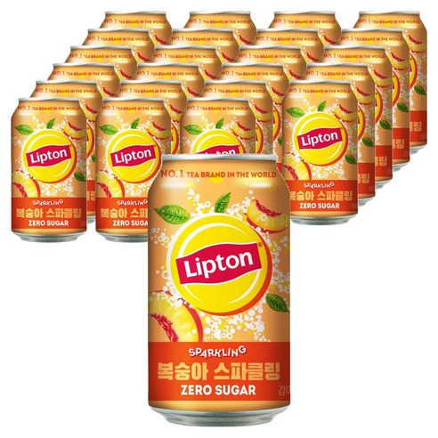 립톤 제로 복숭아 스파클링 음료