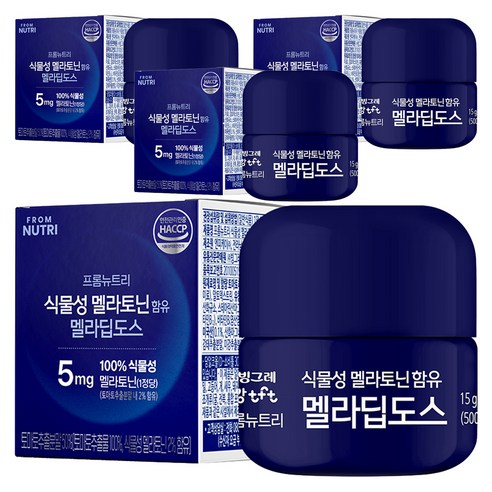 티에프티 프롬뉴트리 식물성 멜라토닌 함유 멜라딥도스 30p