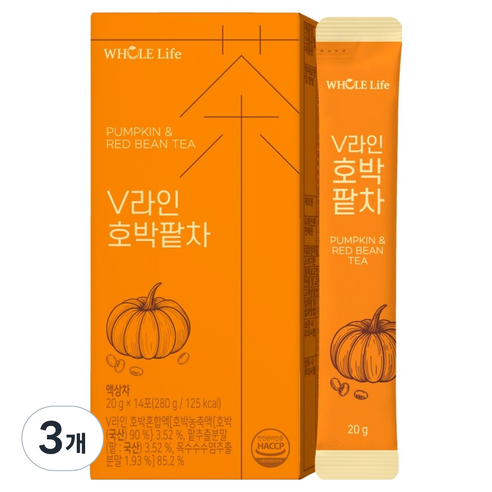 홀라이프 V라인 호박팥차, 20g, 14개입, 3개