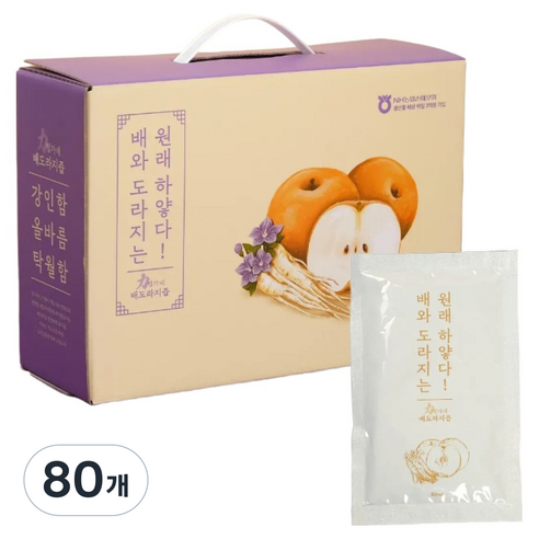 힘가네 도라지 배즙, 80ml, 80개