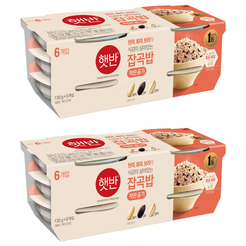 햇반 잡곡밥, 130g, 12개