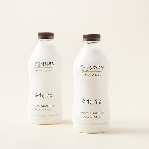 상하목장 유기농인증 우유