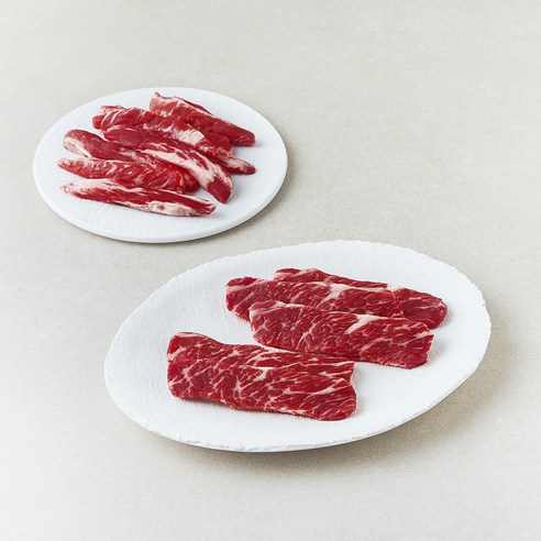 [로켓프레시] 미국산 꽃갈비살 갈비살 반반팩 (냉장)