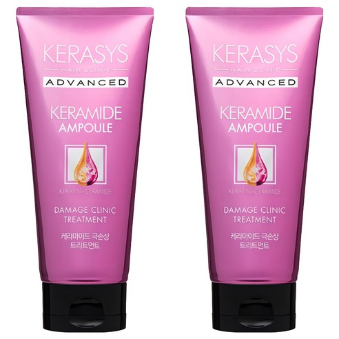 케라시스 케라마이드 극손상 클리닉 트리트먼트, 200ml, 2개