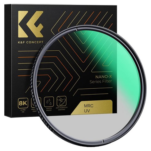 케이앤에프컨셉 NANO X MRC UV Slim 필터 AGC Glass Optic 82mm