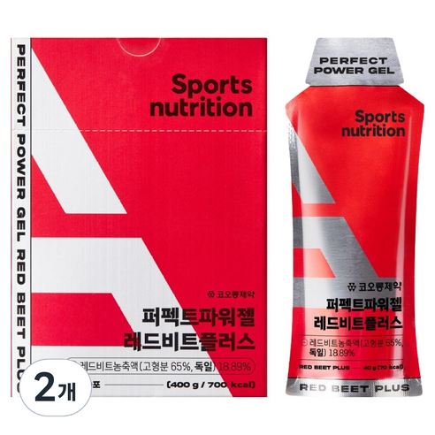 코오롱제약 퍼펙트파워젤 레드비트 플러스 10p