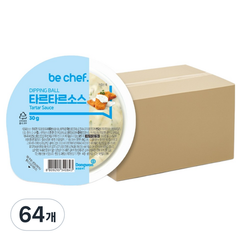 비셰프 디핑볼 타르타르소스, 30g, 64개