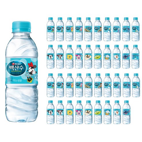 백산수, 330ml, 40개
