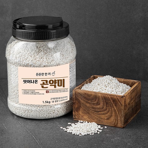 씻어나온 곤약미 통, 1.5kg, 1개입, 1개