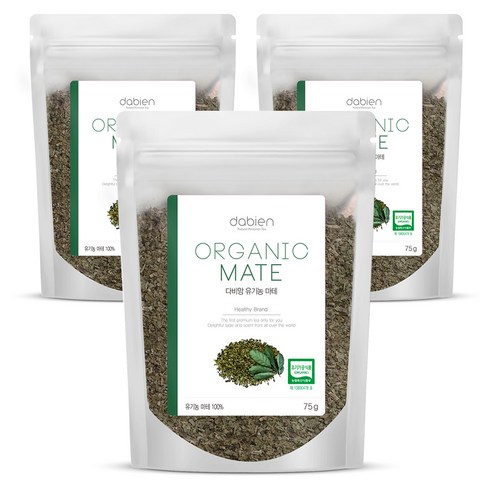 다비앙 유기농 마테차, 75g, 1개입, 3개
