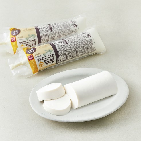 순두부찌개의 중심을 잡아주는 부드러운 식감의 기본 재료로, 빠른 저녁 집밥 메뉴에 쓰기 좋은 순두부입니다. - 1