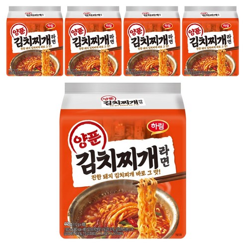 하림 양푼김치찌개라면 112g