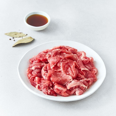 설성목장 무항생제 인증 한돈 앞다리 불고기용 (냉장)