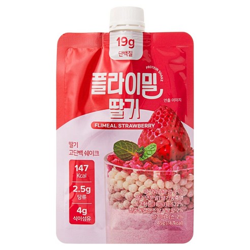 플라이밀 단백질 쉐이크 파우치 딸기 7p
