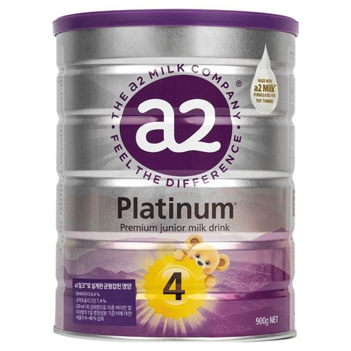 에이투밀크 a2 플래티넘 분유 4단계, 900g, 1개
