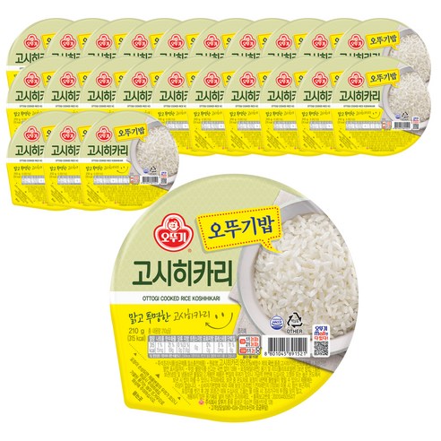 오뚜기 오뚜기밥 고시히카리, 210g, 24개