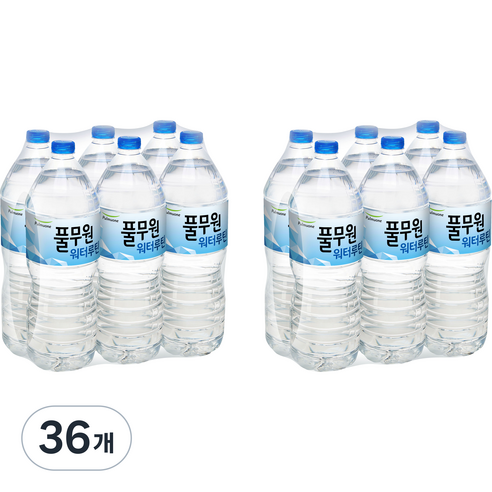 생수/물/풀무원샘물 워터루틴생수 2L, 2L, 36개
