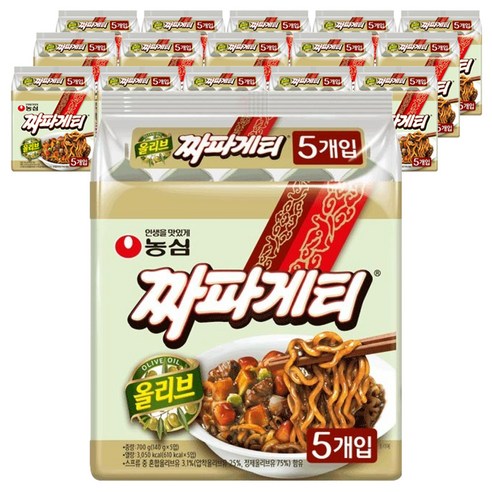 농심 짜파게티 140g, 80개