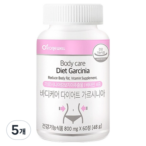 로니웰 바디케어 다이어트 가르시니아, 5개, 60정