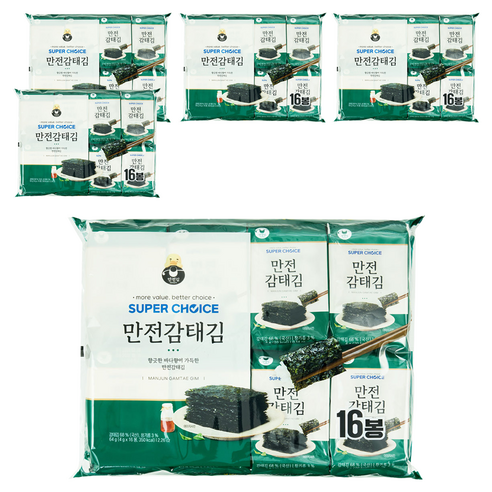 만전김 슈퍼초이스 감태김 16p