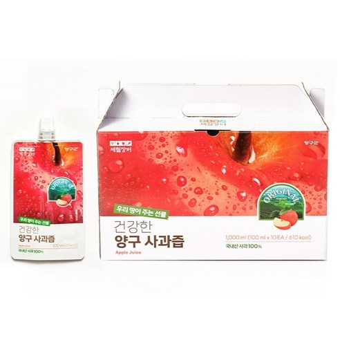 제철장터 양구 사과즙