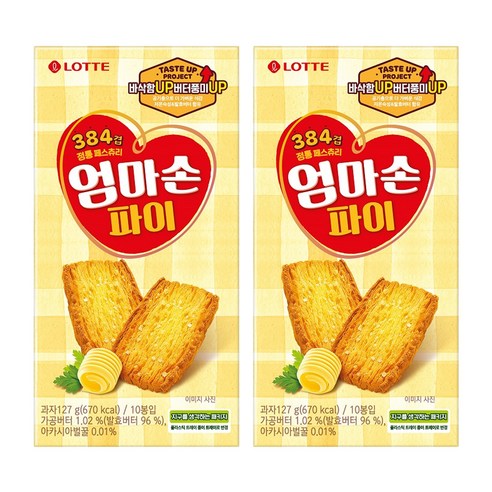 롯데웰푸드 엄마손파이 10p