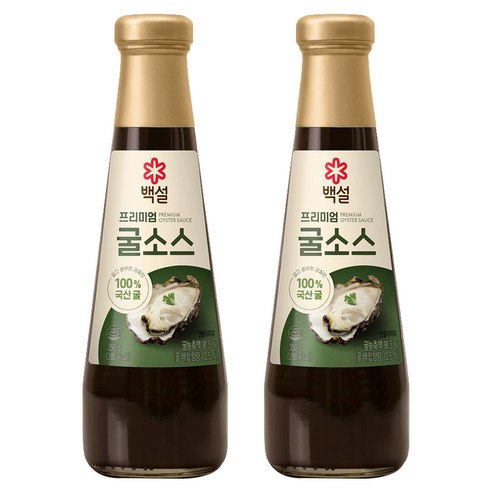 백설 프리미엄 굴 소스, 350g, 2개