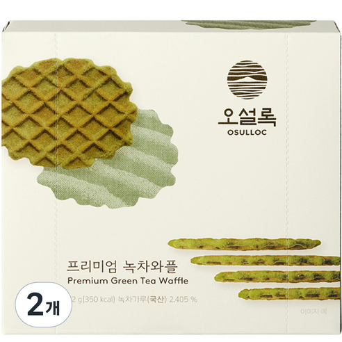오설록 프리미엄 녹차와플