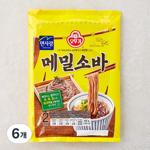 [로켓프레시] 오뚜기 메밀소바 2인분