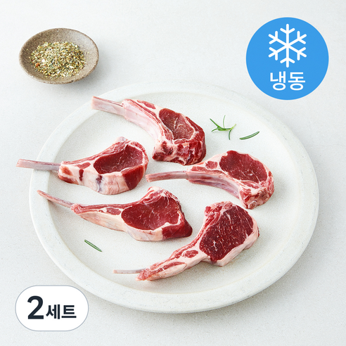 [로켓프레시] 뉴질랜드산 램 프렌치랙 300g + 시즈닝 7g 세트 (냉동)