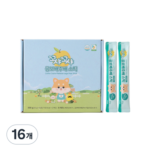 꼬샤꼬샤 곰보배추배 스틱 15p