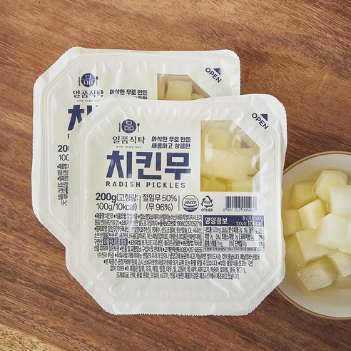 [로켓프레시] 일품식탁 치킨무