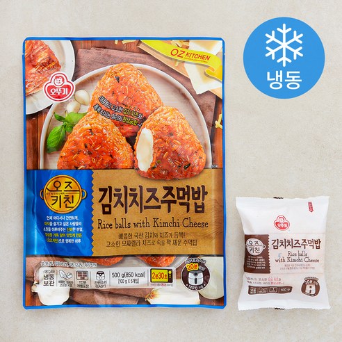 [로켓프레시] 오뚜기 오즈키친 김치치즈 주먹밥 5인분 (냉동)