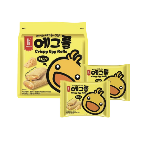 카만 크리스피 에그롤 (페스츄리 에그층 5겹) 치즈맛, 20g, 10개