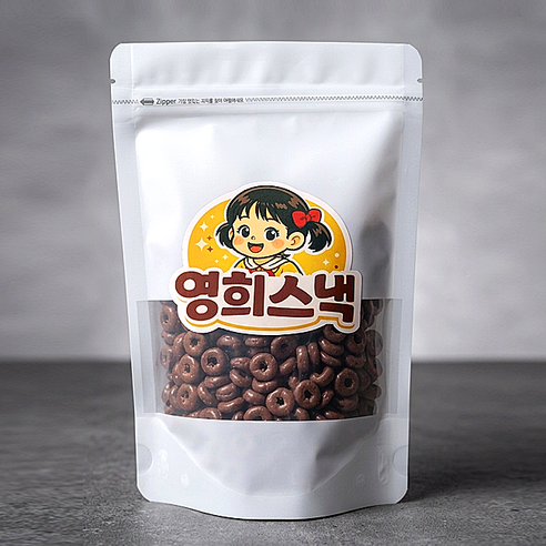 영희스낵 밀크 초코룹스 초코링