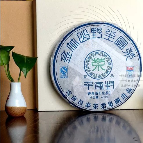 창태 보이차 이창호 2009년 천가봉 금죽산 야생차 400g, 400g, 1개, 1개입