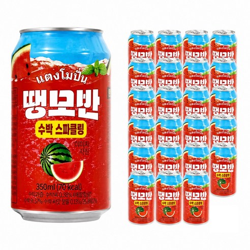 땡모반 수박 스파클링 탄산 캔음료