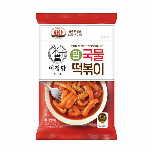[냉장] CJ 미정당 국물떡볶이 401.2g, 1개, 401.2g