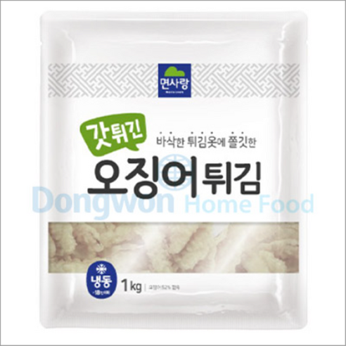 면사랑 갓 튀긴 오징어튀김, 2개, 1kg