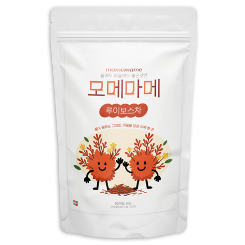 루이보스차 루이보스 티 티백 차 임산부 붓기차, 1개, 50개입, 1g