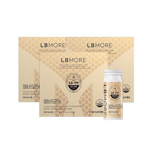 [녹십자웰빙] [3박스]엘비모어 LBMORE 모발유산균 3박스 (1박스 450mg X 28캡슐)