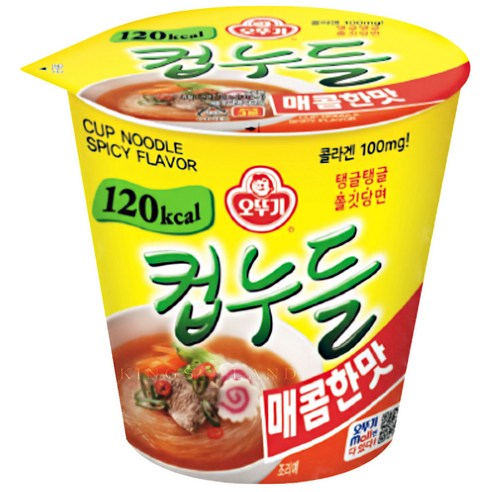 오뚜기 컵누들 매콤한맛 37.8g, 2개